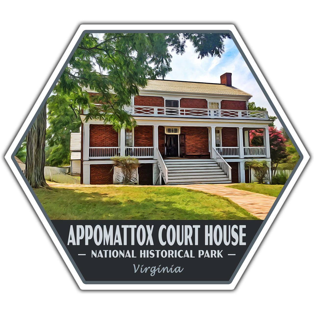 Appomattox Court House national historical park sticker