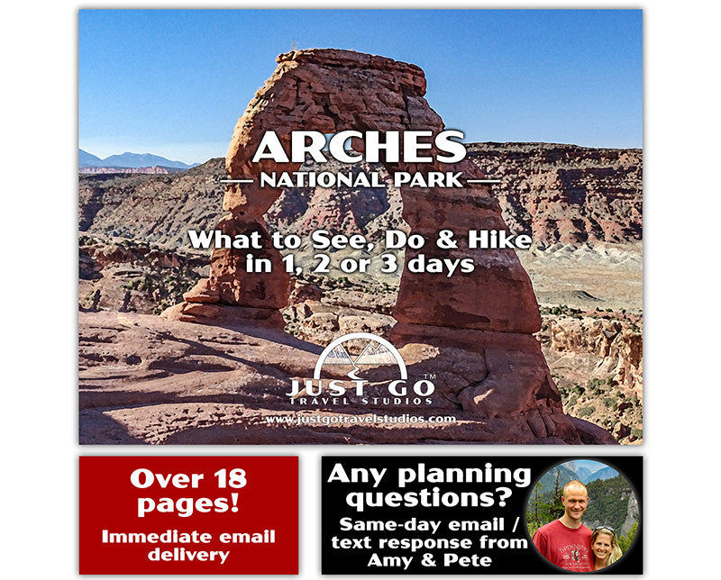 Arches National Park Itinerary (Digital Download)