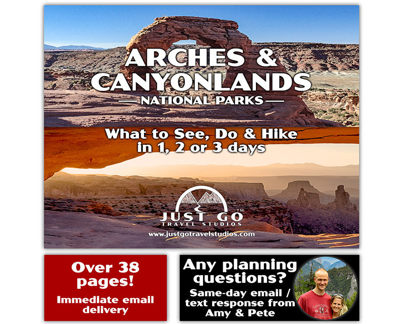 Arches & Canyonlands National Park Itinerary (Digital Download)