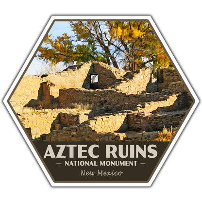 Aztec Ruins national monument sticker