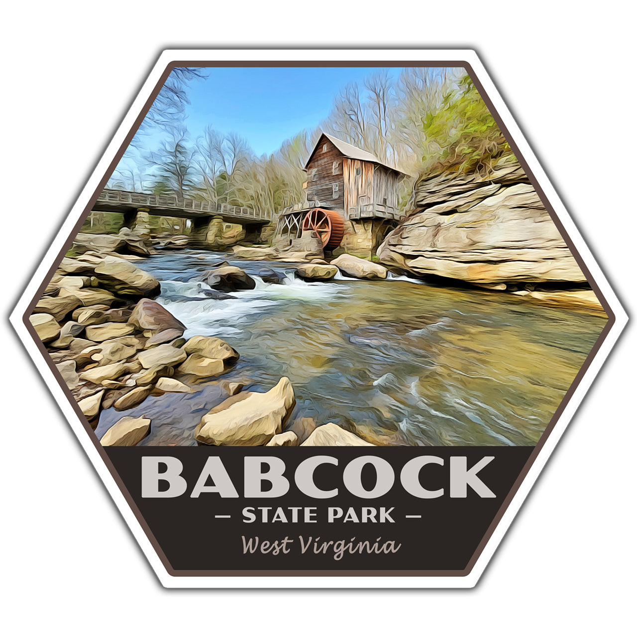Babcock state park sticker