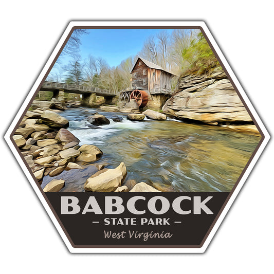 Babcock state park sticker