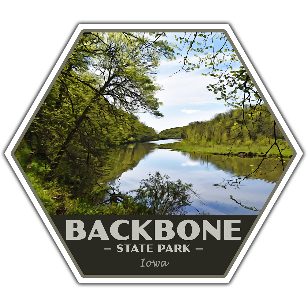 Backbone state park sticker