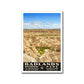 Badlands National Park Poster-WPA (Plateau)