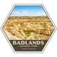 badlands national park sticker