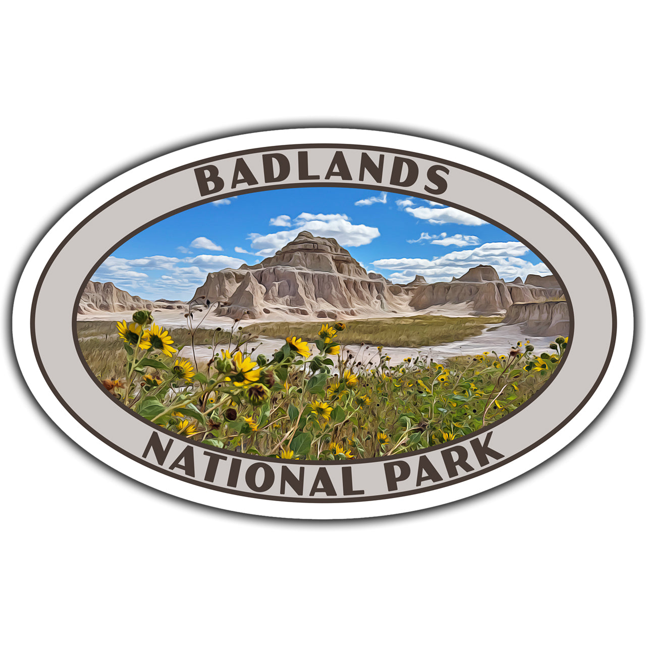 badlands national park sticker