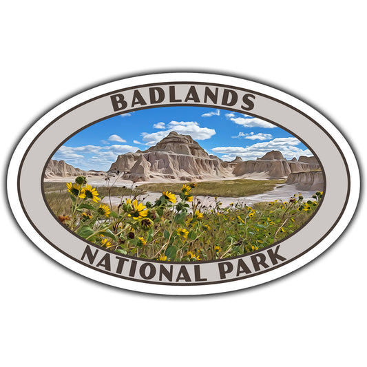 badlands national park sticker
