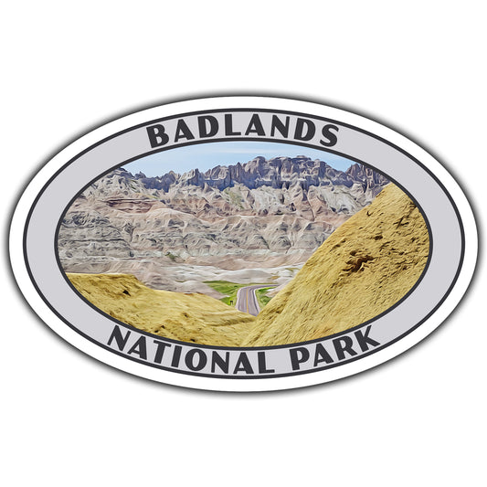 badlands national park sticker