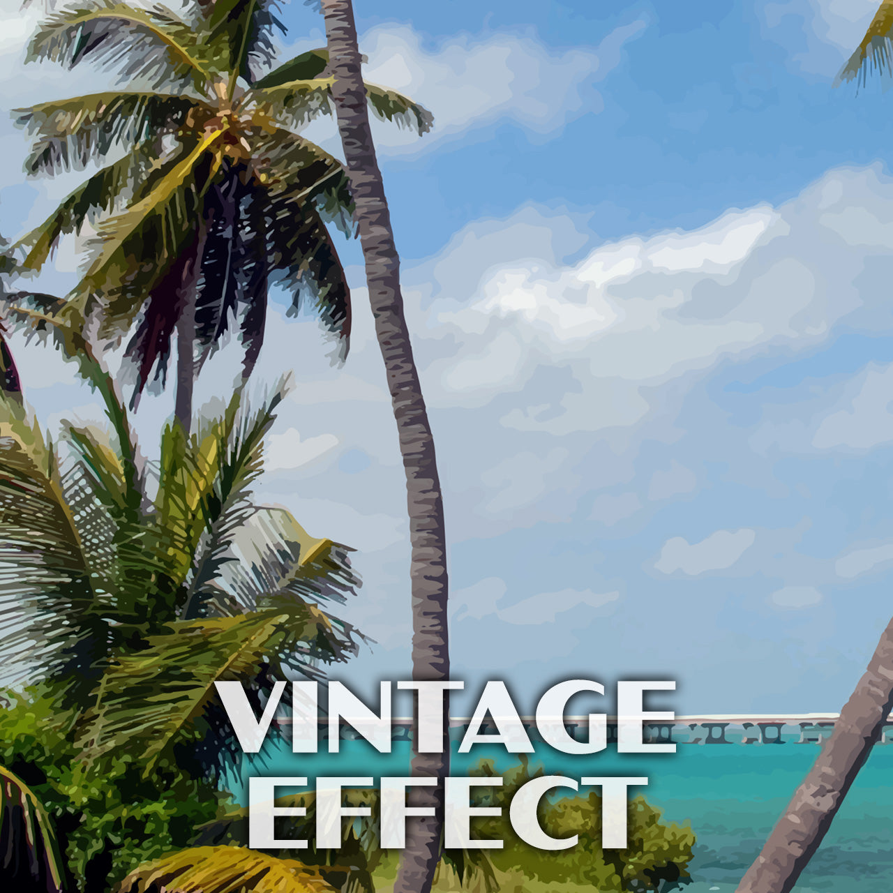 Bahia Honda State Park Poster - WPA (Palm Trees)