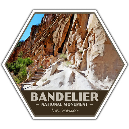 Bandelier national monument sticker