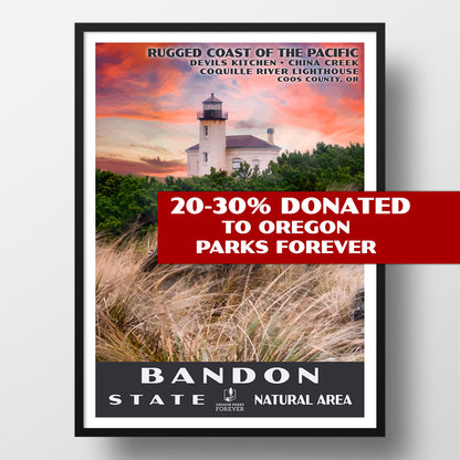 Bandon State Natural Area Poster