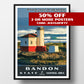 Bandon State Natural Area Poster - WPA (Coquille River Lighthouse) - OPF