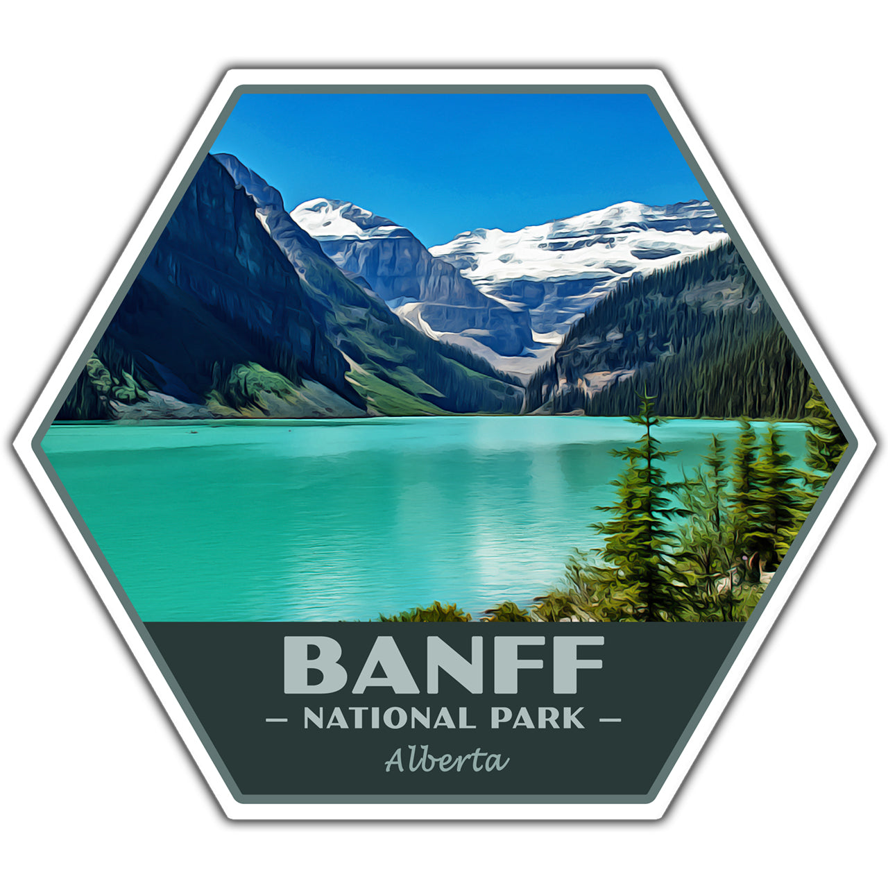 Shellshag Sticker Banf National Park & State Park Stickers – Page 3 – Just Go Travel Studios