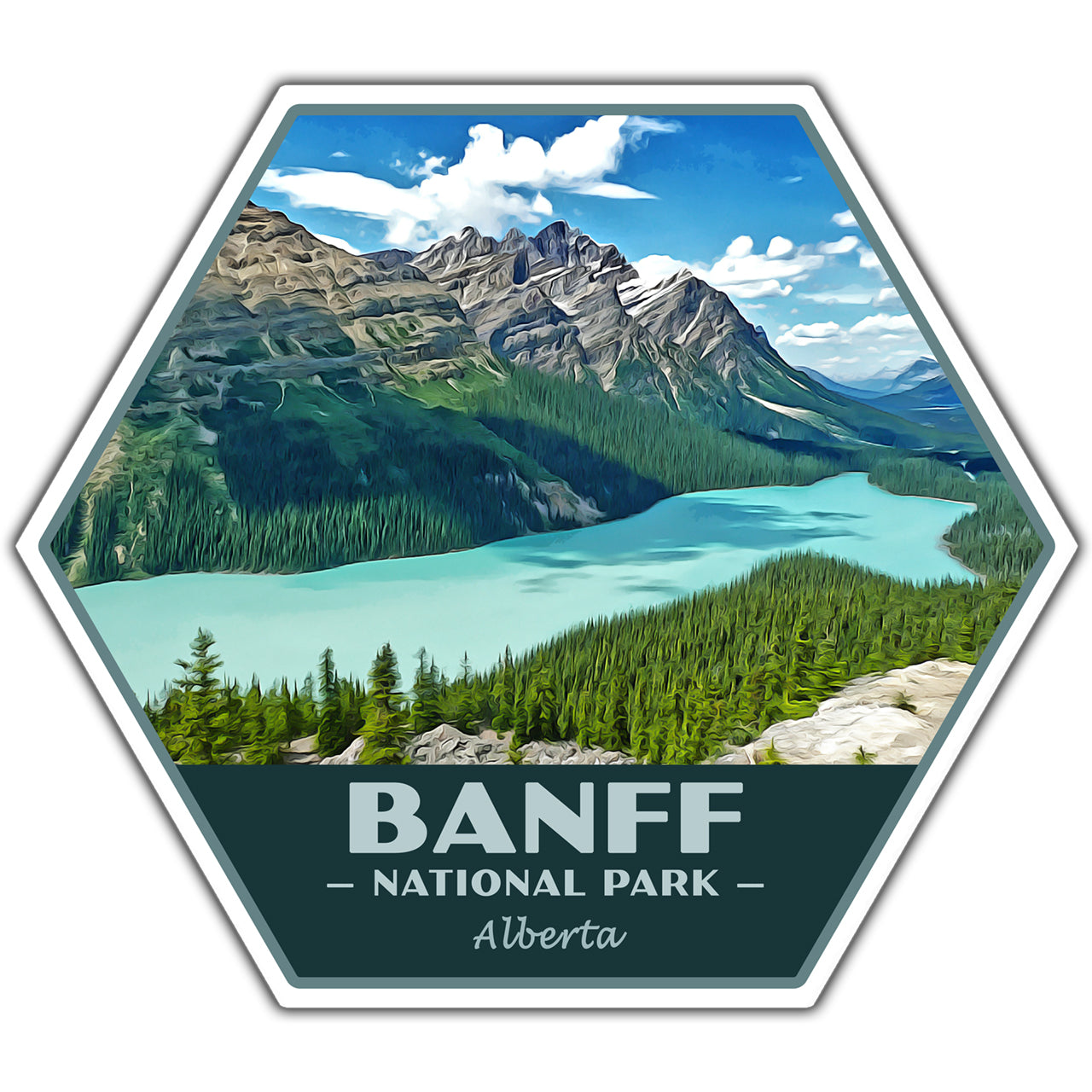 Banff National Park Sticker