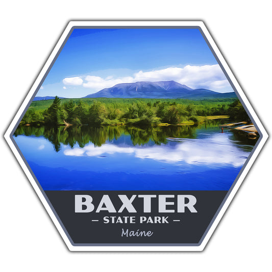 Baxter state park sticker