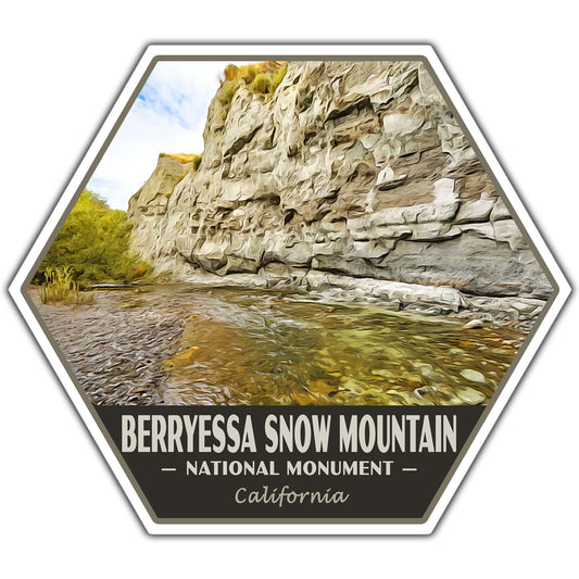 Berryessa Snow Mountain national monument sticker