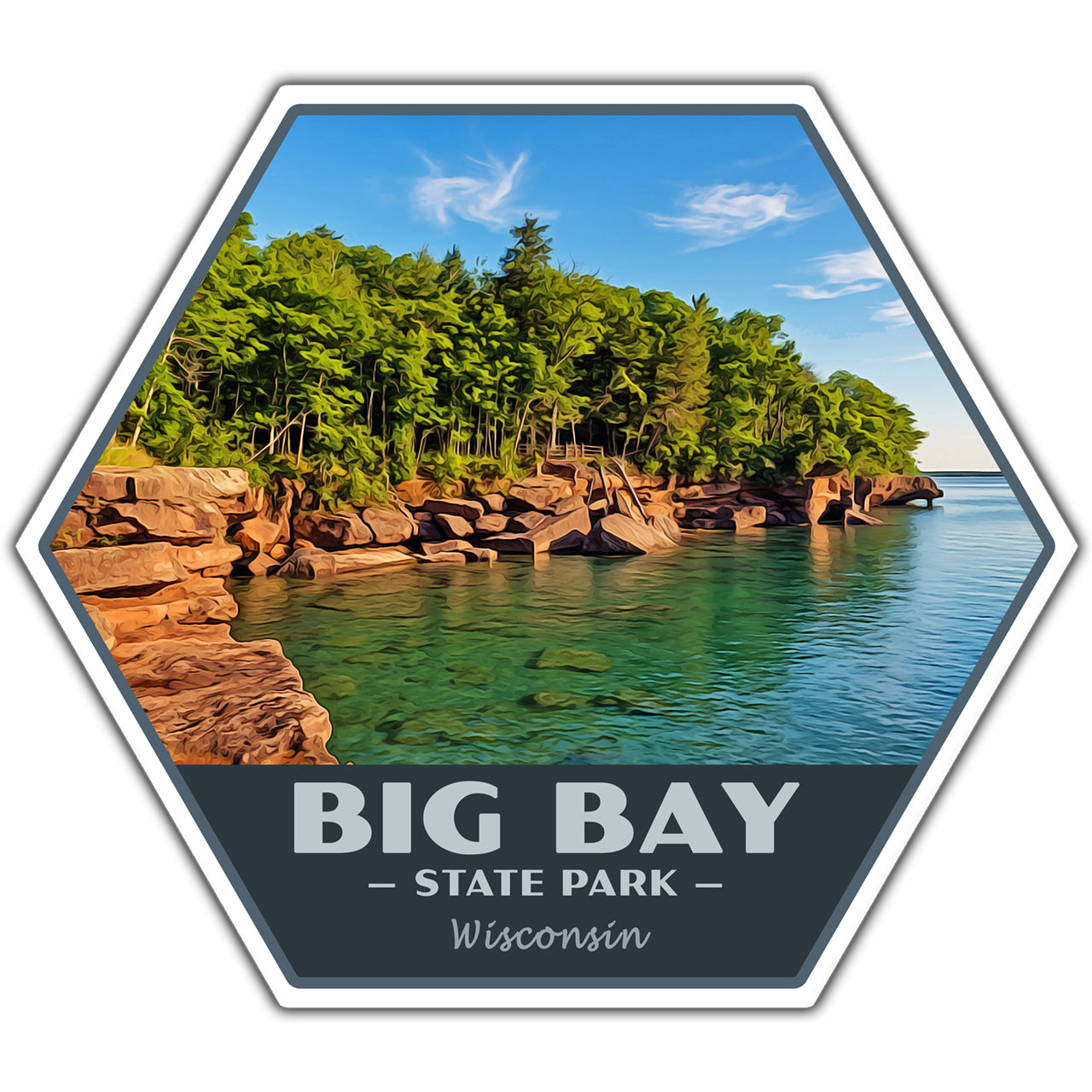 Big Bay state park sticker
