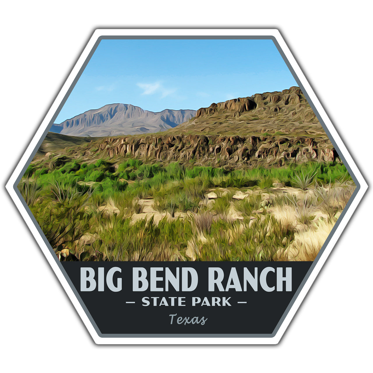 Big Bend Ranch state park sticker