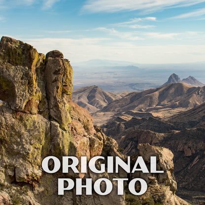 Big Bend National Park Poster-WPA (Lost Mine Trail)