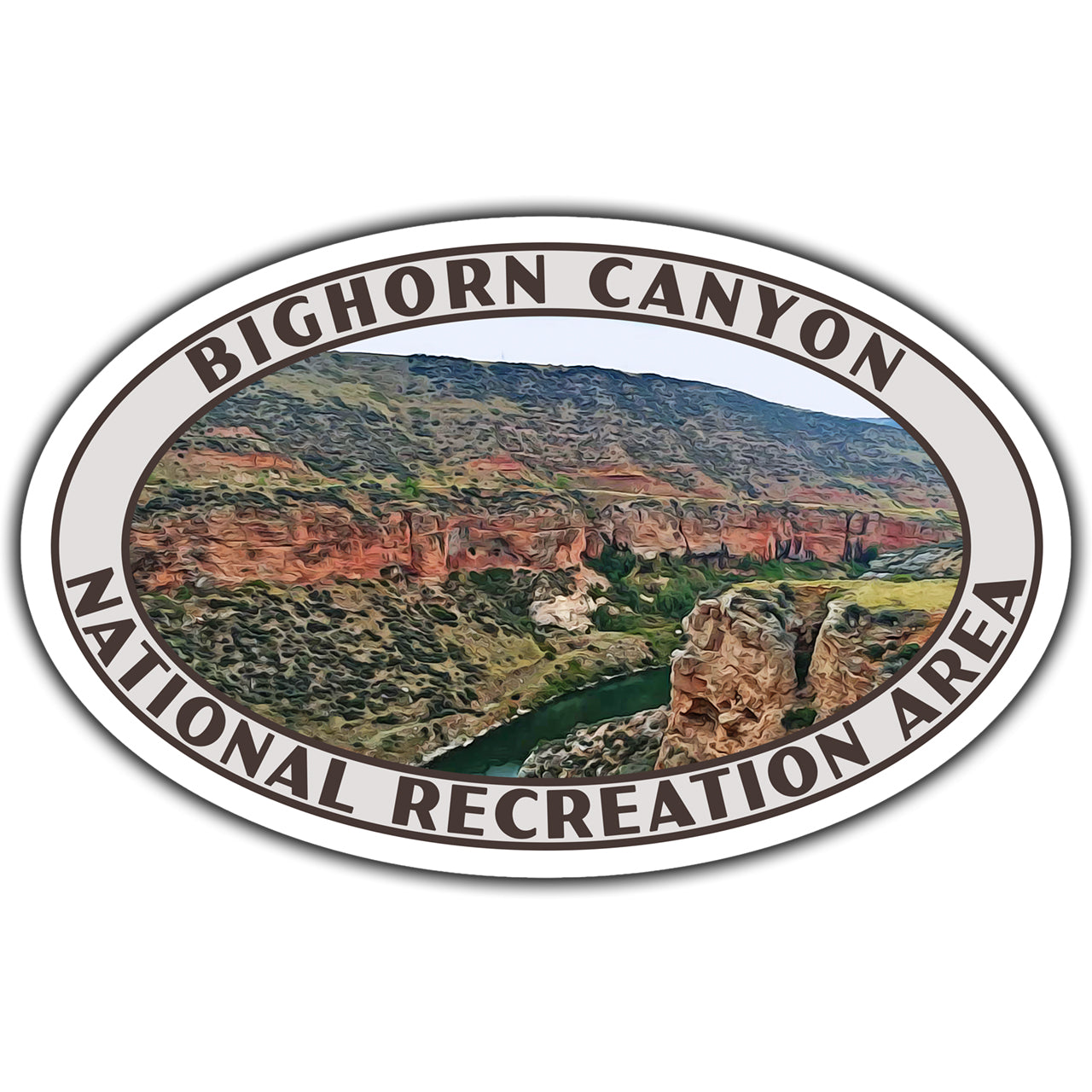 Bighorn Canyon national recreation area sticker