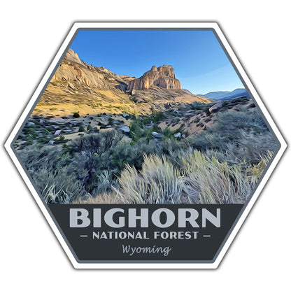 Bighorn national forest sticker