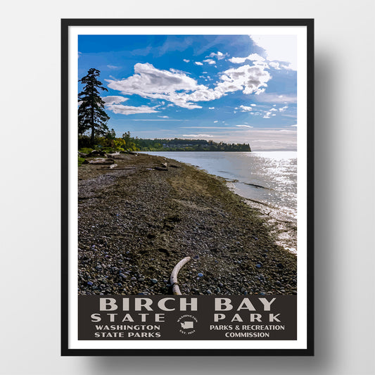 birch bay state park poster