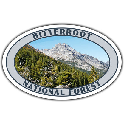 Bitterroot national forest sticker
