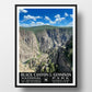 black canyon of the gunnison poster