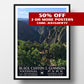 black canyon of the gunnison national park poster