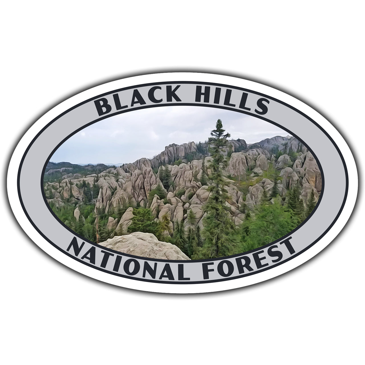 Black Hills national forest sticker