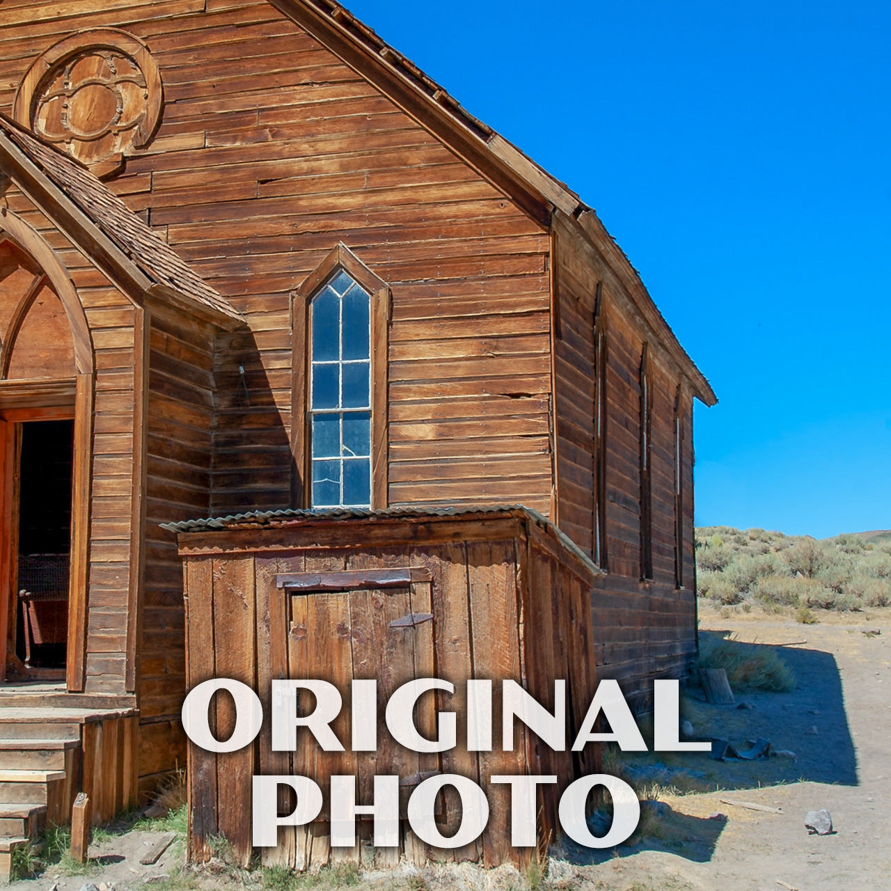 Bodie State Park Poster-WPA (Methodist Church)