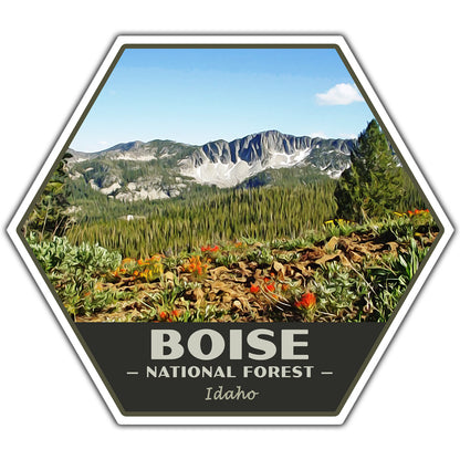 Boise national forest sticker