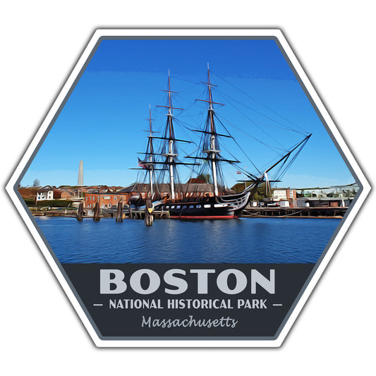 Boston national historical park sticker