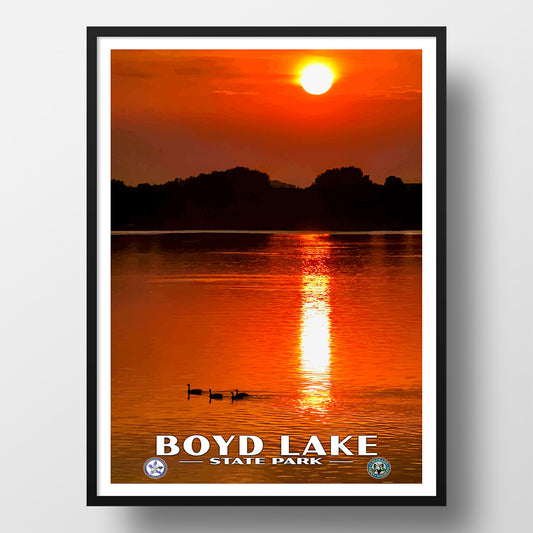 boyd lake state park poster
