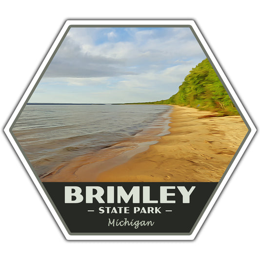 Brimley state park sticker