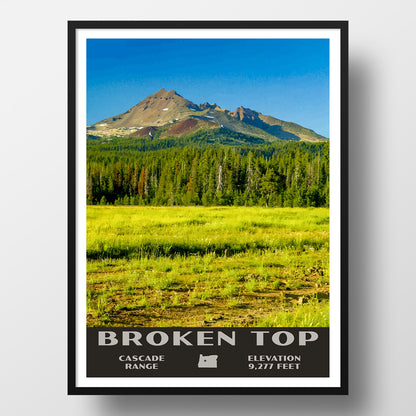 Broken Top Poster