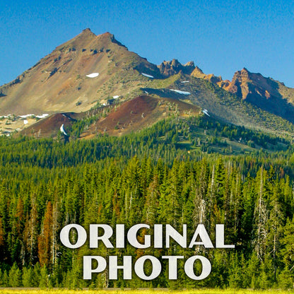 Broken Top Poster-WPA (Distant View) (Oregon State)