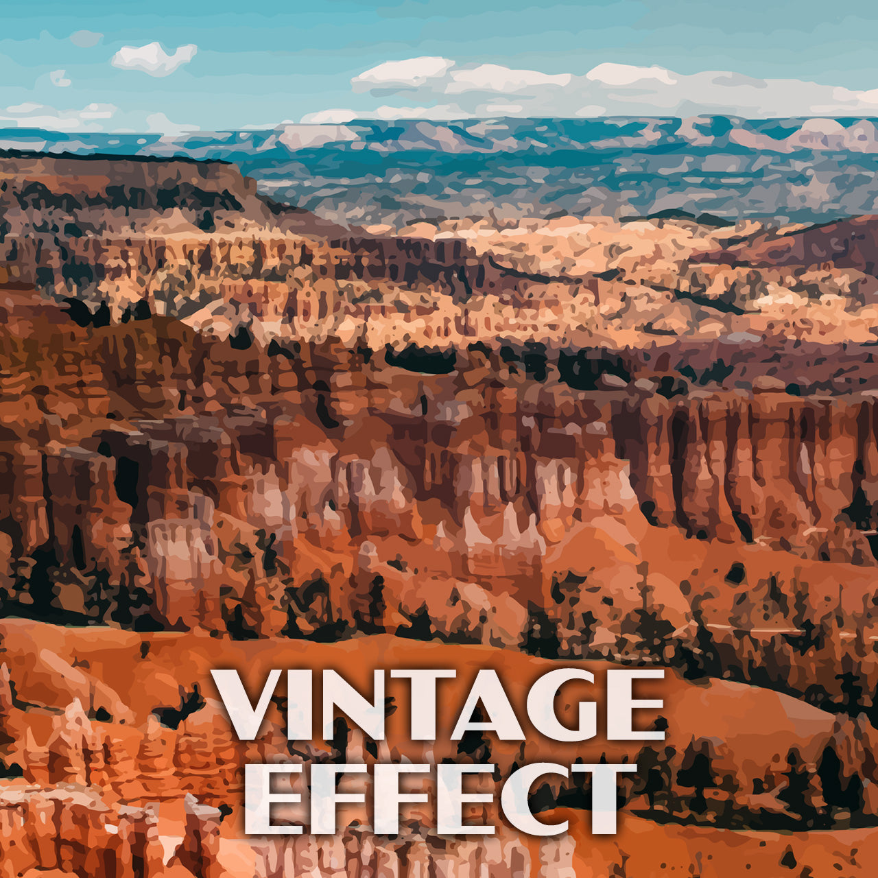 Bryce Canyon National Park Poster-WPA (Amphitheater 2)