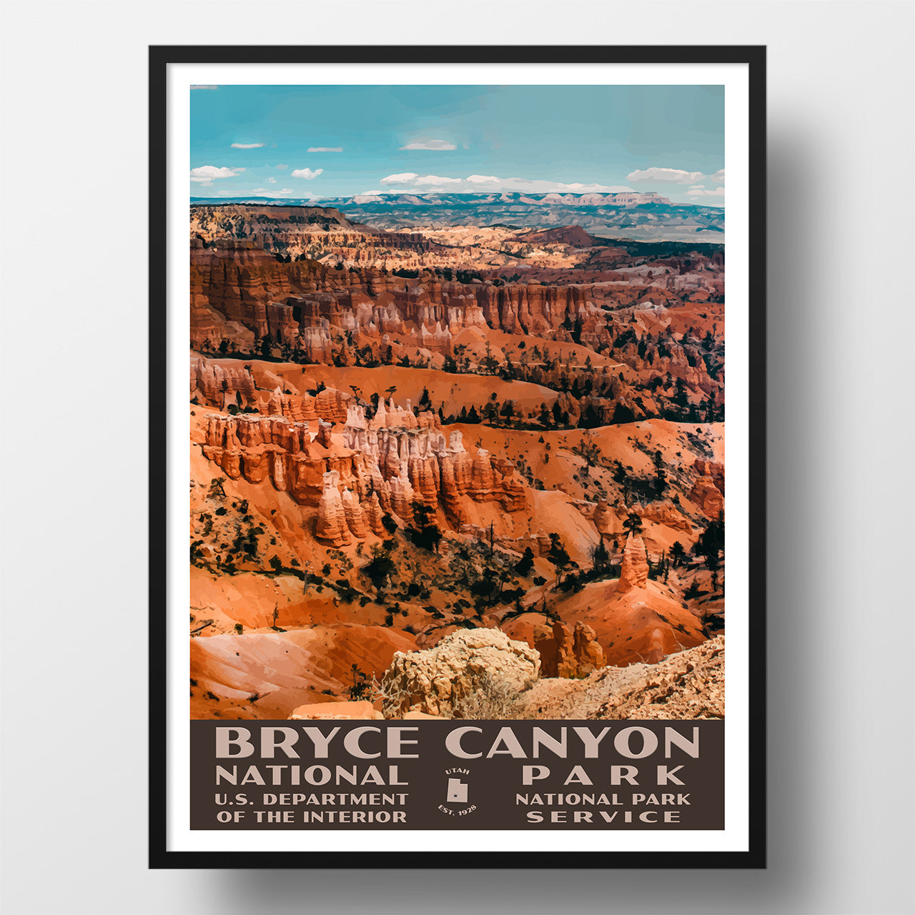 Bryce Canyon National Park Poster-WPA (Amphitheater 2) – Just Go Travel ...
