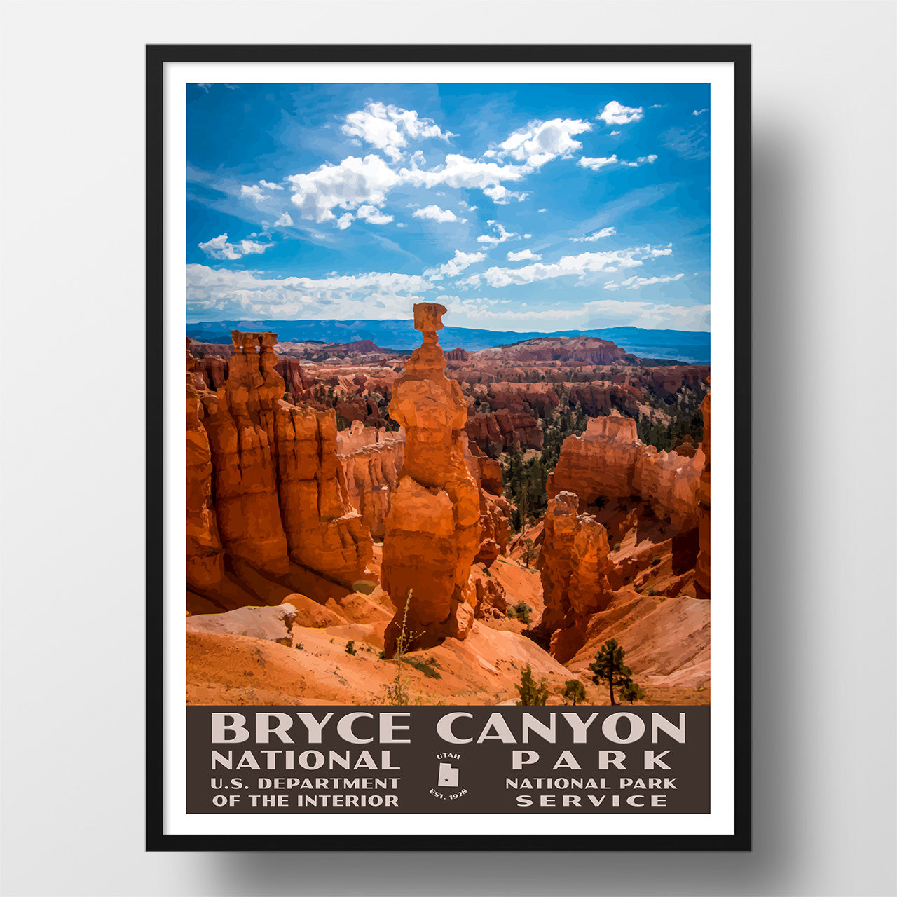 bryce canyon national park poster