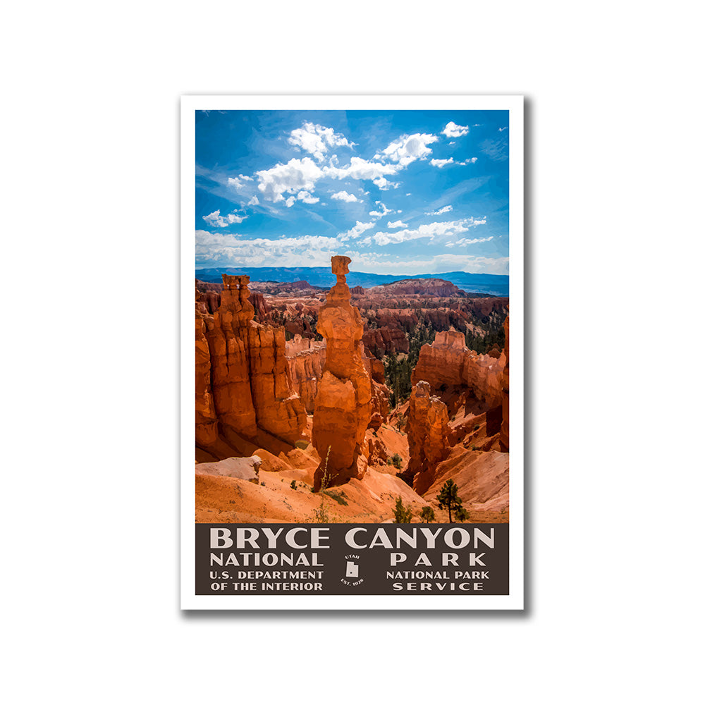 Bryce Canyon National Park Poster-WPA (Thors Hammer)