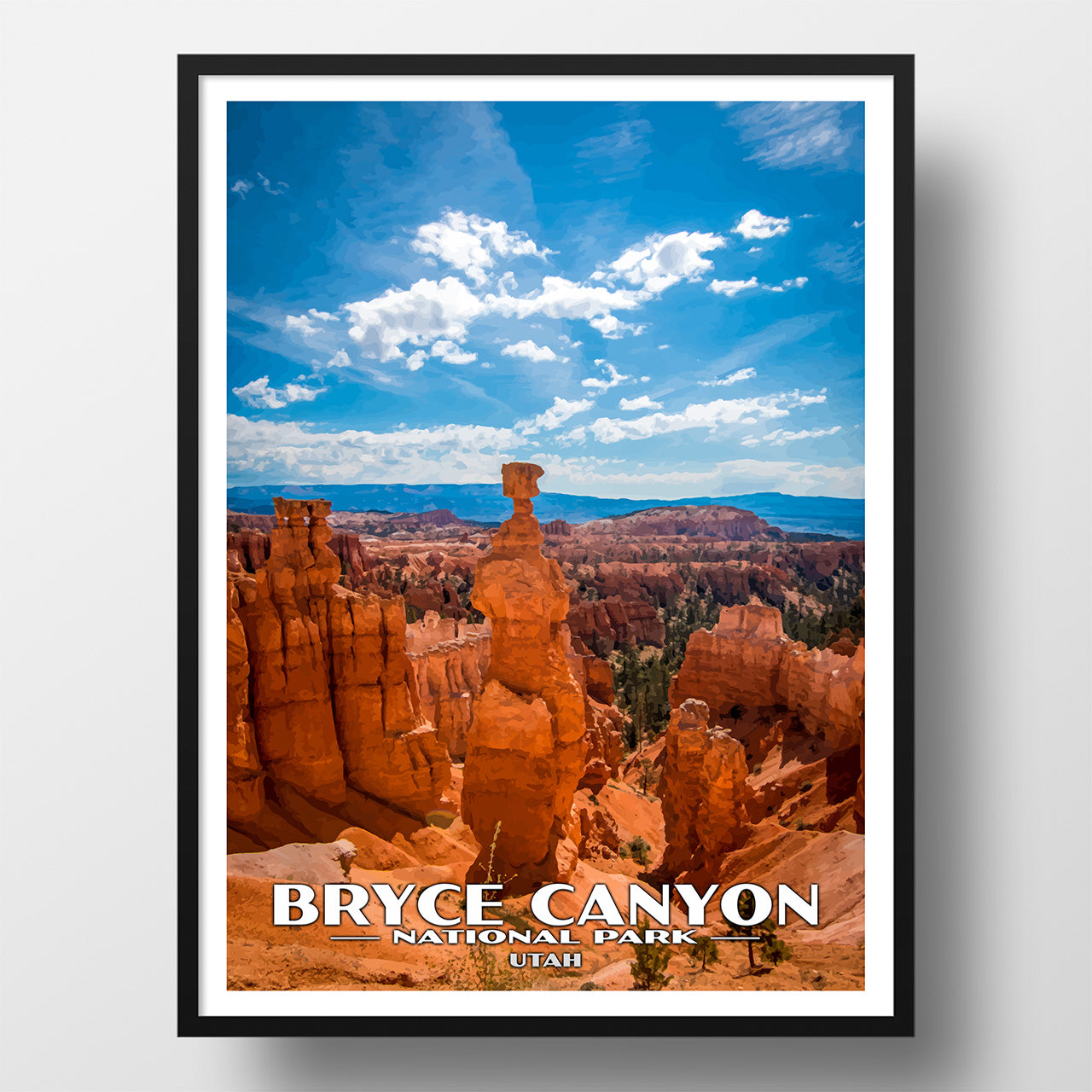 Bryce Canyon National Park Poster-WPA (Thors Hammer)