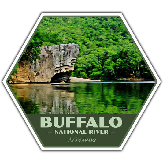 Buffalo national river sticker