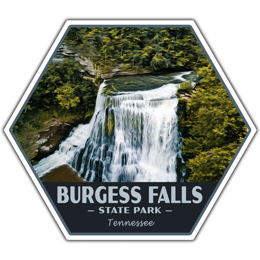 Burgess Falls state park sticker