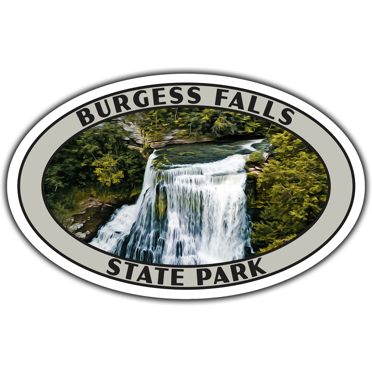Burgess Falls state park sticker