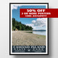 Camano Island State Park Poster-WPA (Beach View)