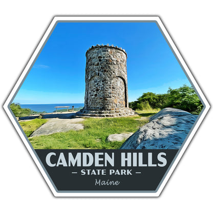 Camden Hills state park sticker