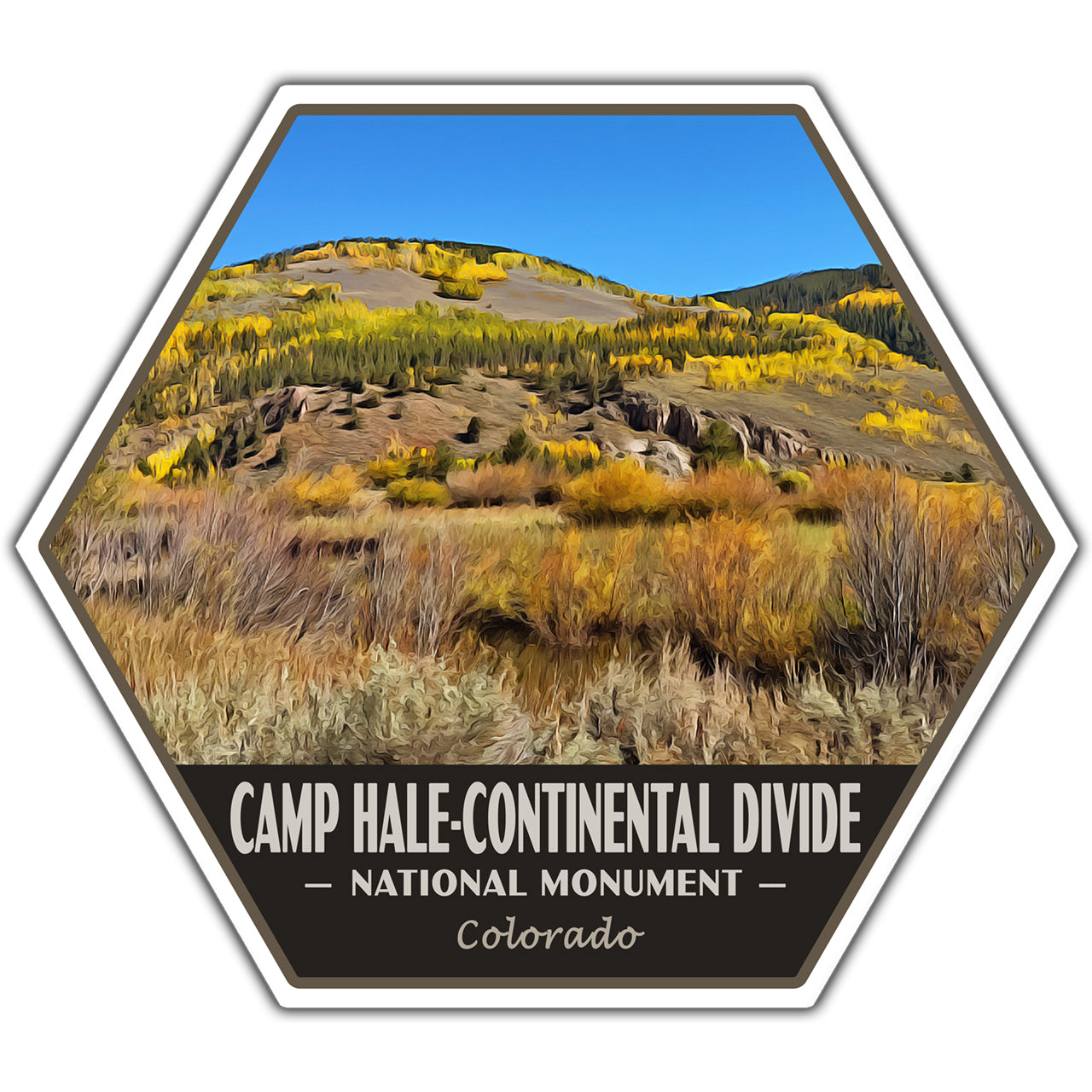 Camp Hale-Continental Divide national monument sticker