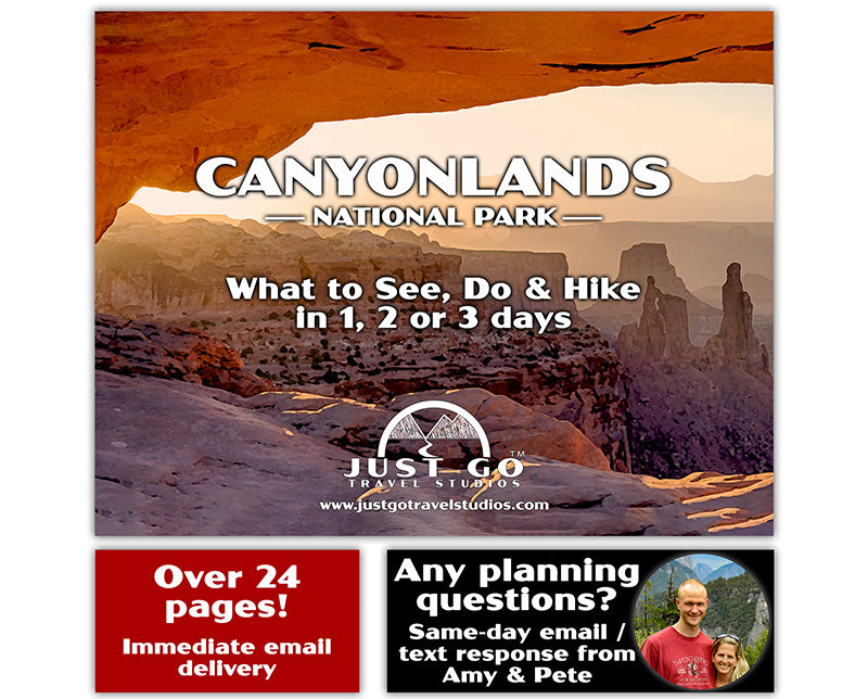 Canyonlands National Park Itinerary (Digital Download)