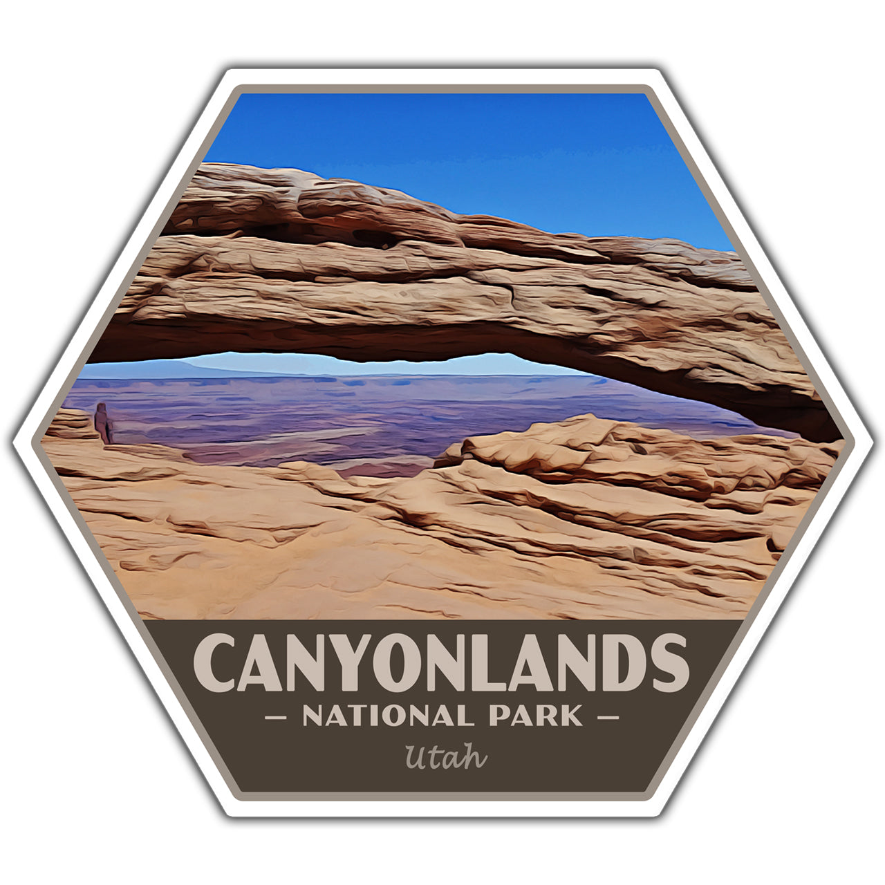 canyonlands national park sticker